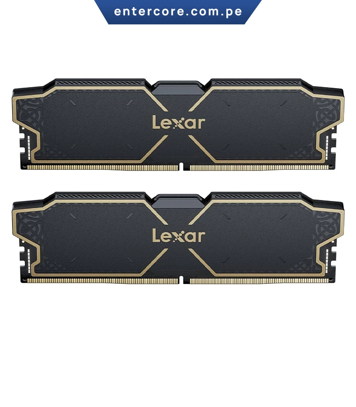 MEMORIA RAM LEXAR THOR 32GB (2X16GB) 6000MHZ CL32 DDR5 XMP/EXPO BLACK