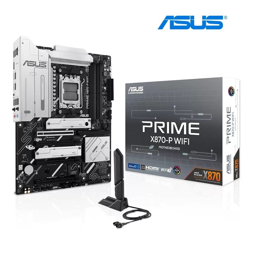 PLACA MADRE ASUS PRIME X870-P WIFI7 DDR5 AM5 AMD