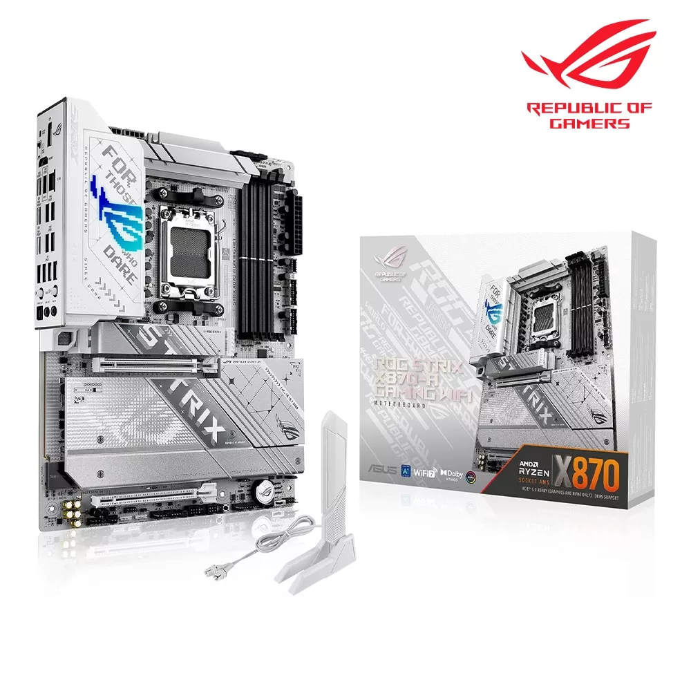 PLACA MADRE ASUS ROG STRIX X870-A GAMING WIFI-7 WHITE