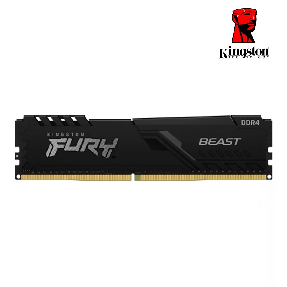 MEMORIA RAM KINGSTON FURY BEAST, 16GB DDR4 3200 MHZ.