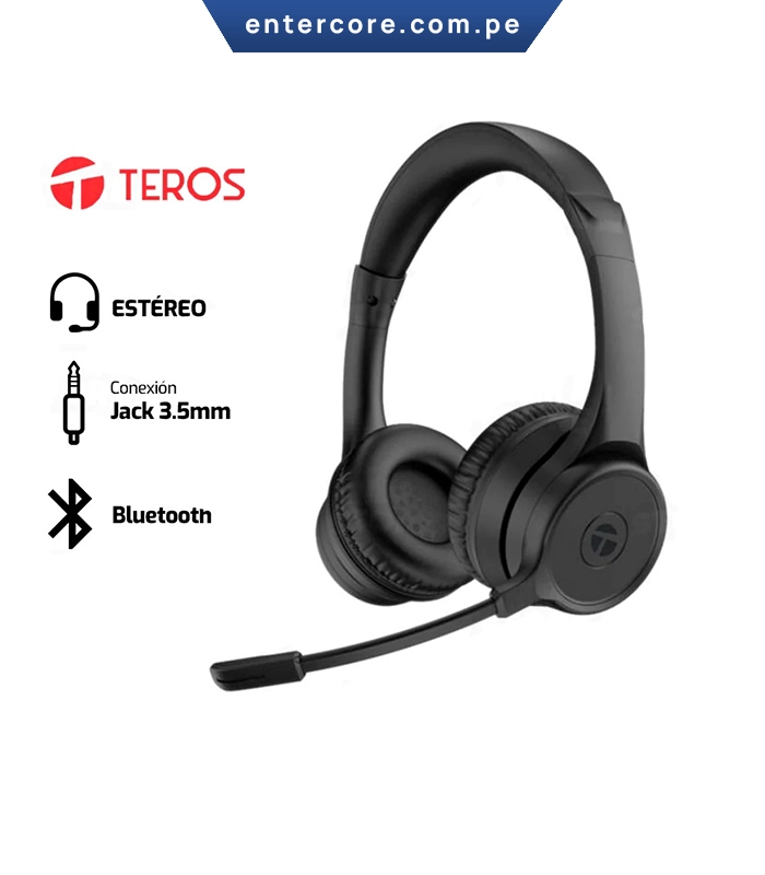 AUDIFONOS INALÁMBRICO TEROS TE-8035N BLACK