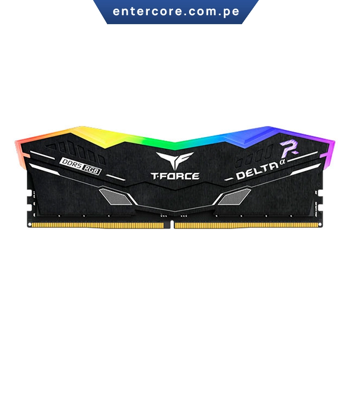 MEMORIA RAM TEAMGROUP DELTA RGB 16GB DDR5-6000MHz DDR5 BLACK CL38