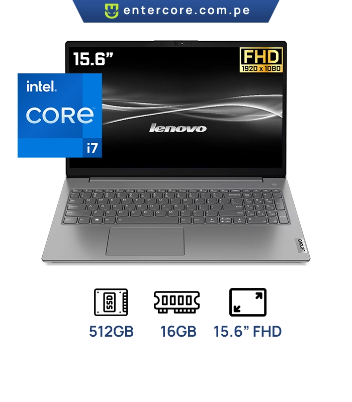 LAPTOP LENOVO V15 G4 IRU-INTEL CORE i7-13620H- 16GB DDR4- SSD 512GB- 15.6" FHD