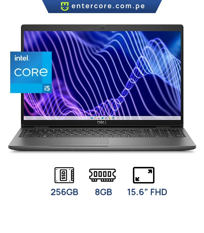 LAPTOP DELL LATITUDE 3540 INTEL CORE i5 1335U 8GB 256GB SSD 15.6" FHD TECLADO ESPAÑOL WINDOWS 11 PRO