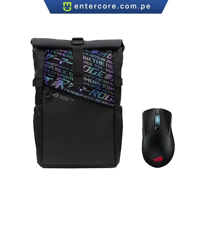 LAPTOP ASUS G835LX-SA119W 18" Core Ultra 9 275HX 64GB DDR5 2TB SSD M.2 NVIDIA GeForce RTX5090 24GB GDDR7 WQXGA MINILED (2560 x 1600) Backlit Keyboard, MOCHILA Y MOUSE ROG STRIX