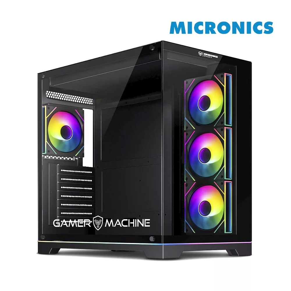 CASE GAMER MICRONICS SPACE X MIC GFC1005 4FAN ARGB CON TIPO C