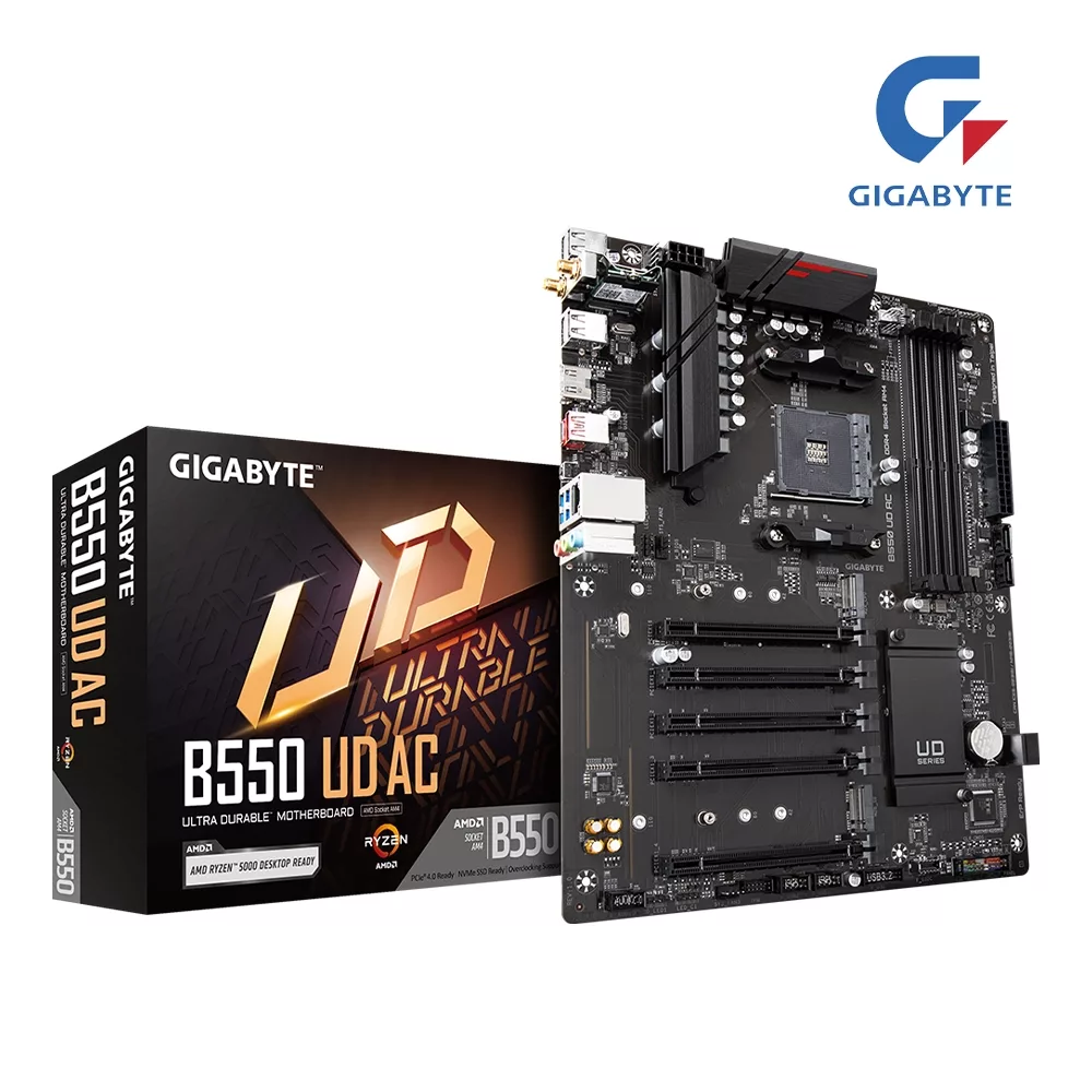 PLACA MADRE GIGABYTE B550 UD AC DDR4 WIFI ATX