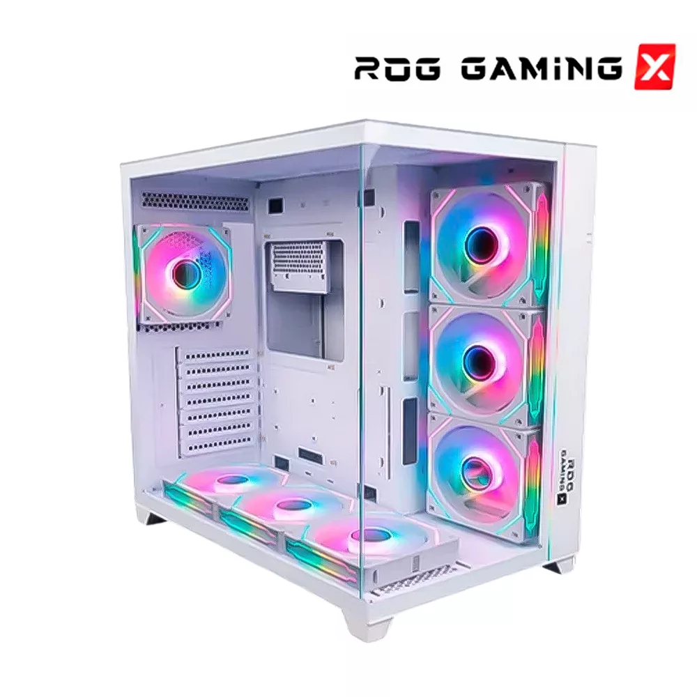 CASE ROG GAMING AEROSPACE PRO MAX ATX 7FAN ARGB P VIDRIO PESCERA WHITE