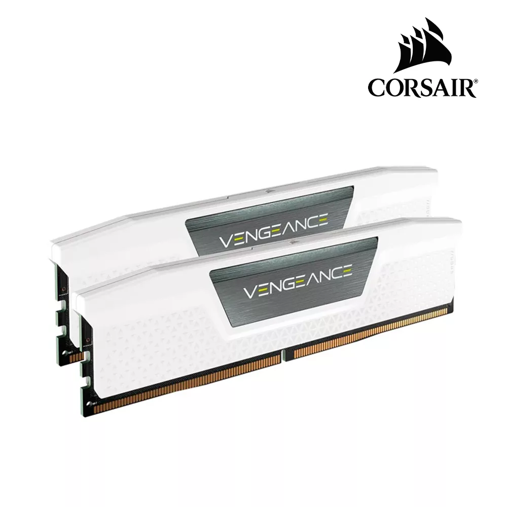 MEMORIA RAM CORSAIR VENGEANCE 32GB (2X16GB) 6000MHZ CL38 DDR5 WHITE INTEL XMP/AMD EXPO