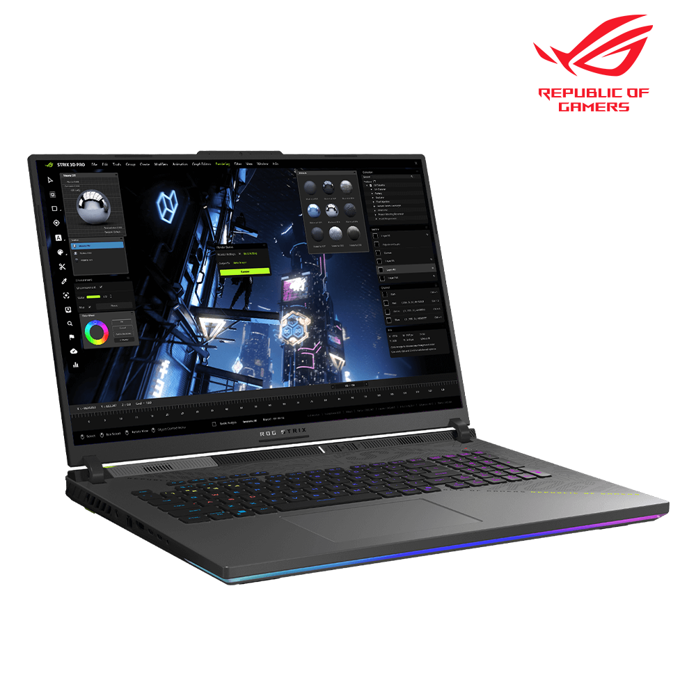 ASUS ROG STRIX G18 G814FP-WS96 AMD RYZEN 9 9955HX 32GB DDR5 1TB SSD NVIDIA RTX 5070 8GB 18" QHD (2560 x 1600) 240HZ BLACK
