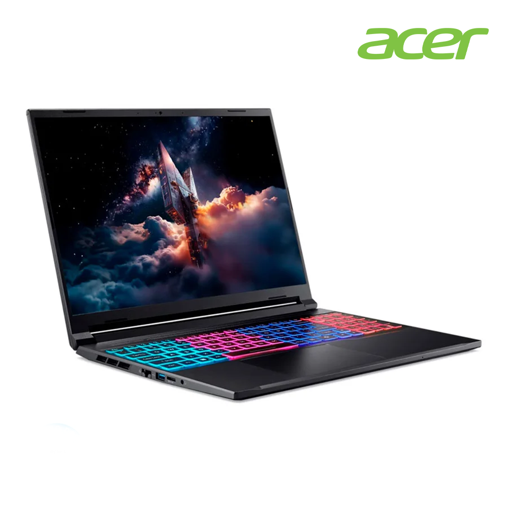 LAPTOP ACER NITRO V ANV16S-71-71T5 GAMING INTEL CORE i7 240H 32GB DDR5 1TB SSD 16" WUXGA(1920 x 1200) 180HZ NVIDIA RTX 5060 8GB BLACK