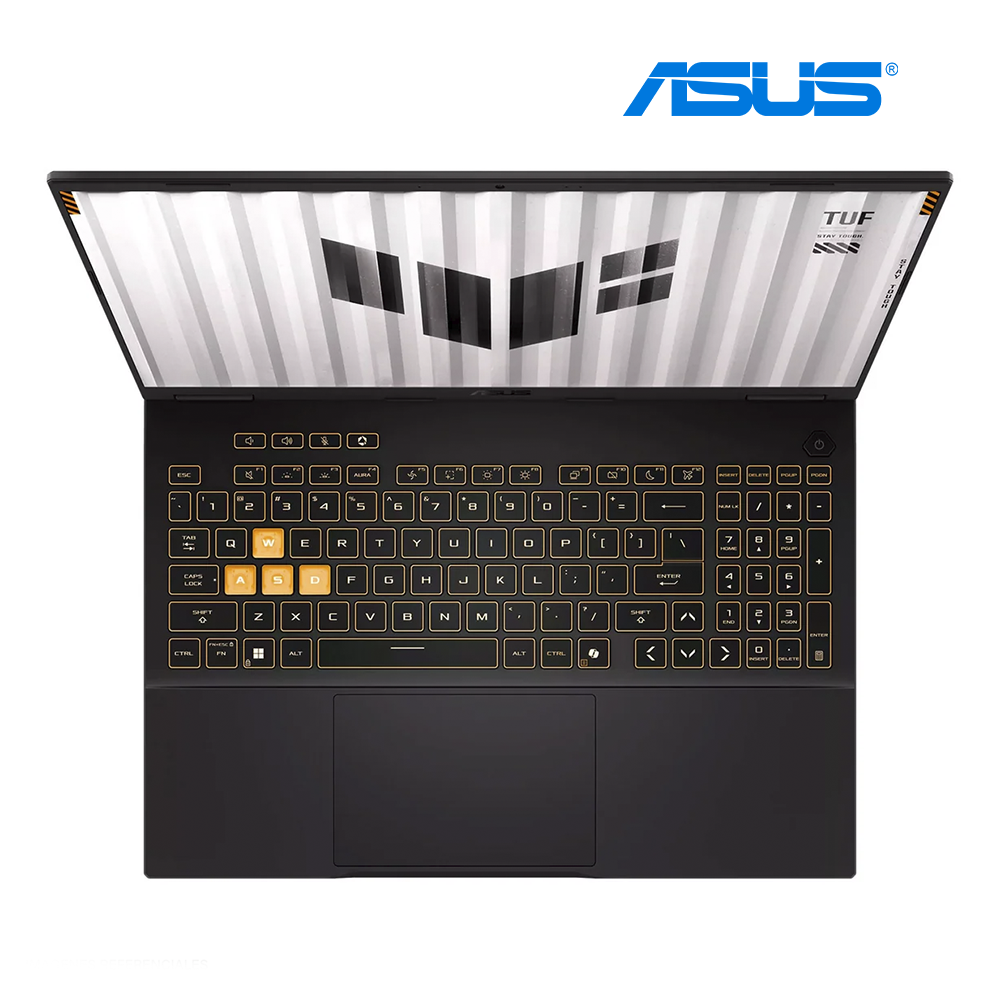 LAPTOP ASUS TUF F16 FX608JMI-TU350 INTEL CORE i7-14650HX 512GB SSD 16GB DDR5 16" WUXGA (1920x1200)144Hz NVIDIA RTX 5060 8GB ESP
