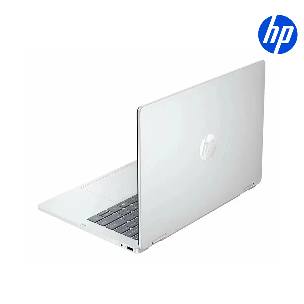 LAPTOP HP OMNIBOOK 5 FLIP 14-FP0023 INTEL CORE 7 150U ,512GB SSD 16GB DDR5 INTEL GRAPHICS 14" WUXGA (1920X1200) TOUCHSCREEN COLOR GLACIER SILVER Backlit Keyboard