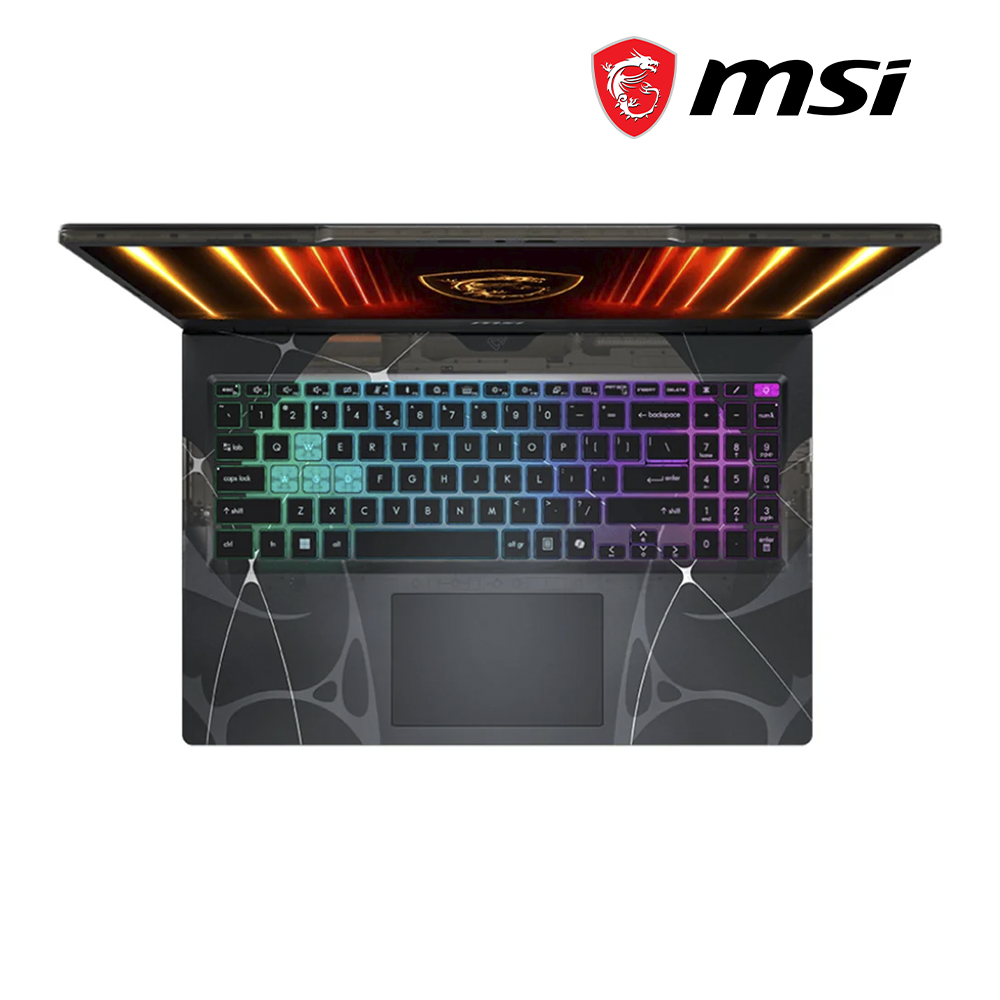LAPTOP MSI CYBORG 15 B2RWFKG-295US INTEL CORE 5 210H 16GB DDR5 512GB SSD 15.6 FHD (1920X1080) 144HZ NVIDIA RTX 5060 8GB COLOR TRANSLUCENT BLACK