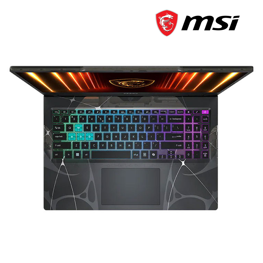 LAPTOP MSI CYBORG A15 AI B2HWGKG-254US AMD RYZEN 7 260 UP 1TB SSD 16GB DDR5 15.6" FHD (1920X1080) IPS 144HZ NVIDIA RTX 5070 8GB TRANSLUCENT BLACK