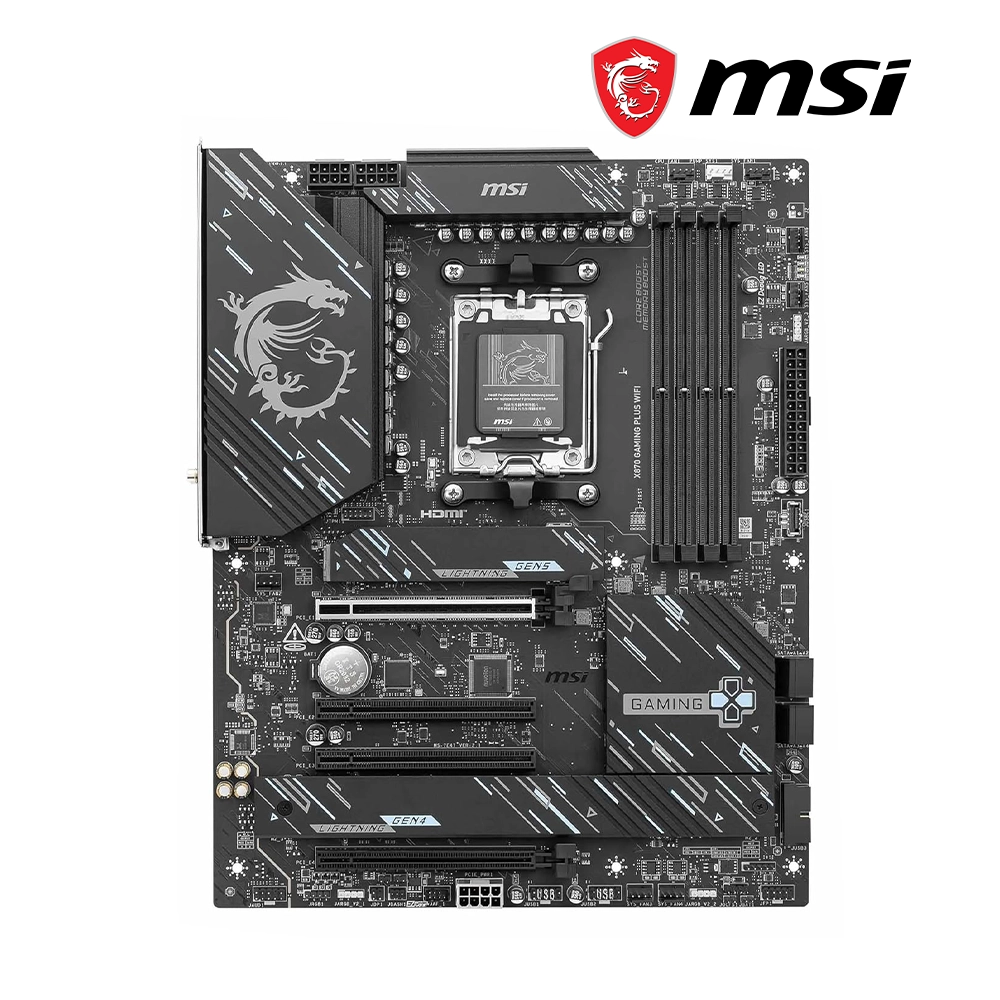 PLACA MADRE MSI X870 GAMING PLUS WIFI7 AM5 DDR5