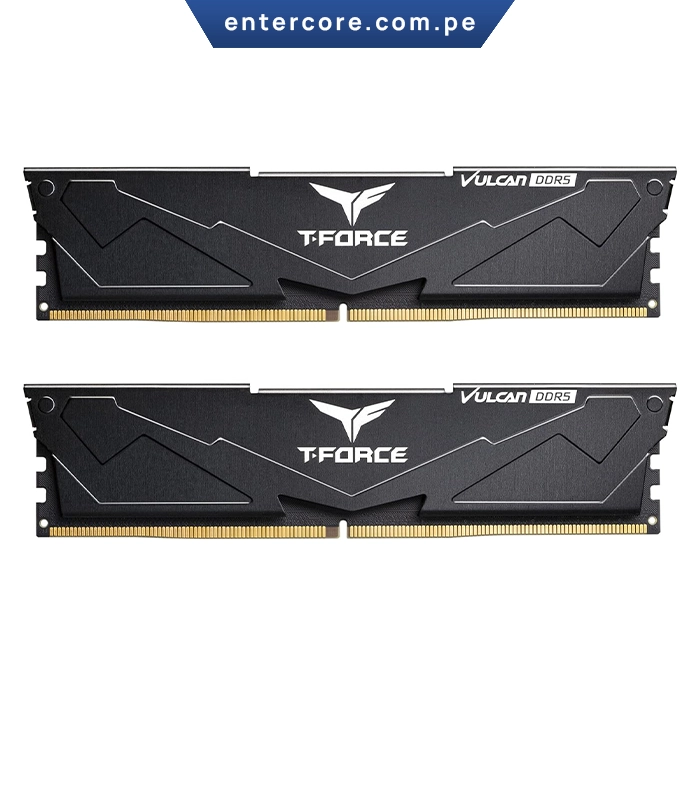 MEMORIA RAM TEAM GROUP VULCAN 16GB 6000MHZ CL38 DDR5 XMP/EXPO BLACK