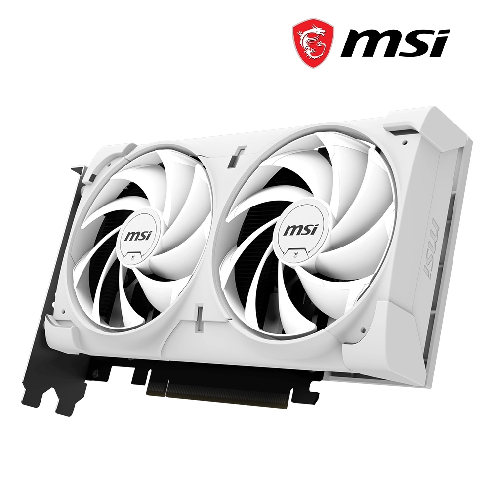 TARJETA DE VIDEO MSI VENTUS 2X NVIDIA RTX5060 8GB OC GDDR7 WHITE