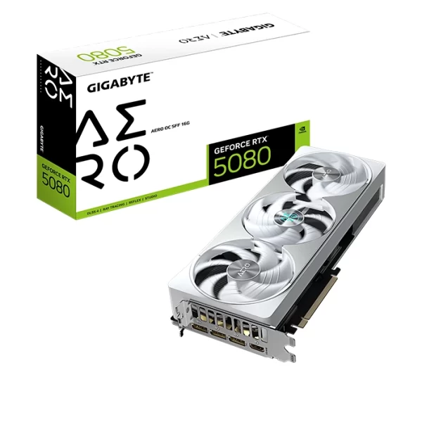 TARJETA DE VIDEO GIGABYTE GeForce RTX 5080 16GB AERO OC SFF GDDR7