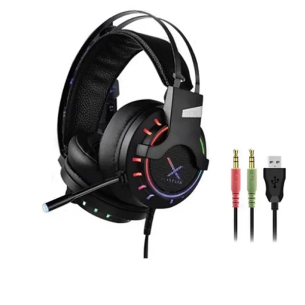 AUDIFONO AVATEC CHS-3066 RGB BLACK