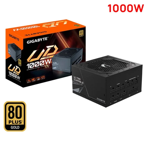 FUENTE DE PODER GIGABYTE GP-UD1000GM, 1000W, 80 PLUS Gold FULL MODULAR ATX