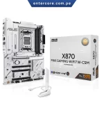PLACA MADRE ASUS X870 MAX Gaming WIFI7 WHITE AMD AM5 ATX DDR5 5.0