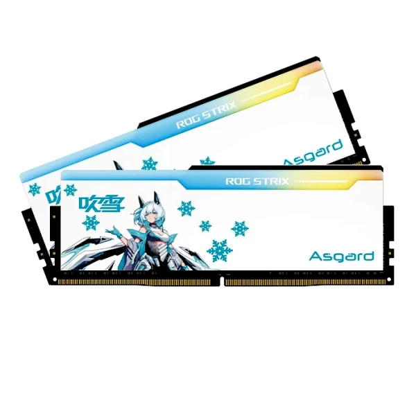 MEMORIA RAM ASGARD 32GB (2X16GB) 6800MHZ RGB ROG STRIX DDR5 XMP/EXPO WHITE EDITION