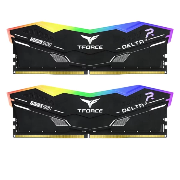 MEMORIA RAM TEAM GROUP DELTA ALFA 32GB (2X16GB) 6000MHZ  CL38 RGB DDR5 XMP/EXPO BLACK