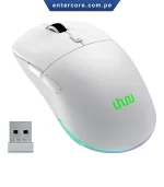 MOUSE OPTICO UHURU WM-09 RGB 26000DPI  PAW3395 WIRELESS WHITE