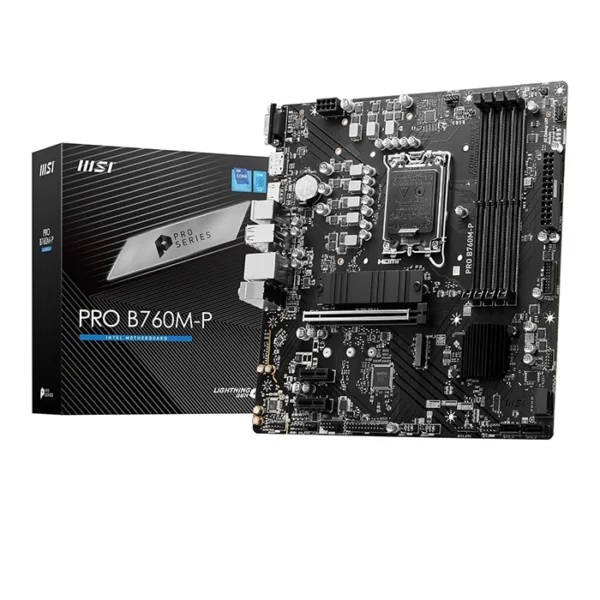 PLACA MADRE MSI PRO B760M-P,  DDR5 Chipset Intel LGA1700, HDMI