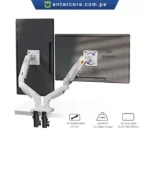 SOPORTE DE MONITOR BONTEC GDM7501 13"- 27" ROTACION 360° BLACK
