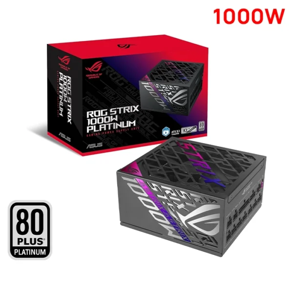 FUENTE DE PODER ASUS ROG STRIX 1000W 80+ PLATINUM ATX 3.1 FULL MODULAR