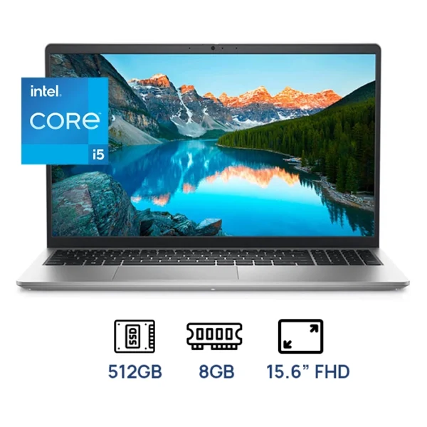 LAPTOP DELL INSPIRON15 3520 INTEL CORE I5-1235U 8GB DDR4 512GB SSD 15.6" FHD INTEL UHD GRAPHICS TECLADO ESPAÑOL SISTEMA UBUNTU
