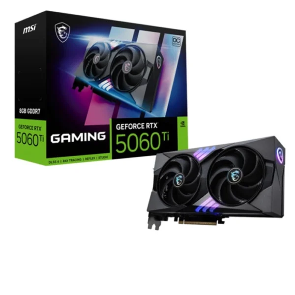 TARJETA DE VIDEO MSI GAMING RTX 5060 Ti 16GB OC GDDR7 PCIe Gen 5.0