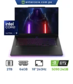 LAPTOP LENOVO LEGION 9 18IAX10 18" Core Ultra 9 275HX - 64GB DDR5 2TB SSD M.2 NVIDIA GeForce RTX5090 24GB GDDR7 WQUXGA IPS (3840 x 2400) Backlit Keyboard