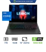 LAPTOP LENOVO LEGION PRO 16IRX10 INTEL CORE I7-14650HX 1TB SSD 16GB DDR5 16"WQXGA (2560x1600) 240 Hz NVIDIA GEFORCE RTX 5060 8GB  ECLIPSE BLACK Backlit Keyboard