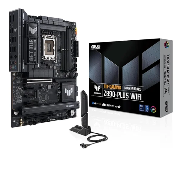 PLACA MADRE  ASUS TUF GAMING Z890-PLUS WiFi7 LGA 1851 DDR5 PCIe 5.0 M.2