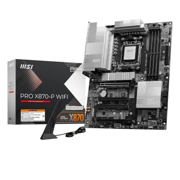 PLACA MADRE MSI PRO X870-P WiFi7 V1 9000/8000/7000, AM5, DDR5, PCIe 5.0, M.2 Gen5