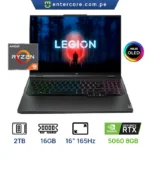 LAPTOP LENOVO LEGION PRO 5 16AFR10 GAMING AMD Ryzen™ 9 9955HX 2TB SSD 16GB 16" (2560x1600) OLED 165Hz WIN11 NVIDIA® RTX 5060 8192MB ECLIPSE BLACK RGB Backlit Keyboard