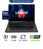 LAPTOP LENOVO LEGION PRO 5 16IAX10 GAMING Core Ultra 7 255HX 1TB SSD 16GB 16" WQXGA (2560x1600) OLED 165Hz WIN11 NVIDIA® RTX 5060 8192MB ECLIPSE BLACK RGB Backlit Keyboard